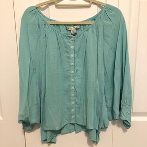 American Rag blue button down blouse
